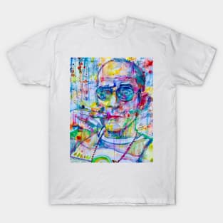 HUNTER S. THOMPSON watercolor portrait .1 T-Shirt